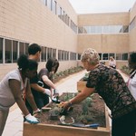 Faculty at Clear Brook High School in Friendswood hope that a recently unveiled garden will prove useful to students in a variety of classes.